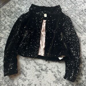 Black Sequin Jacket